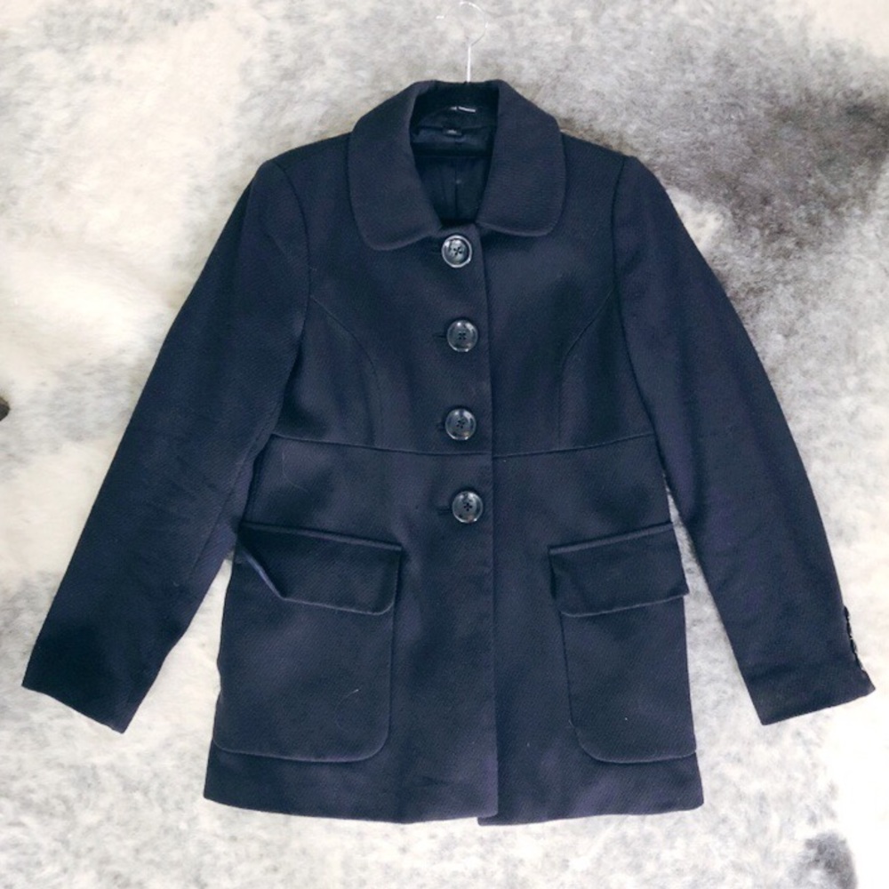 Navy pea coat